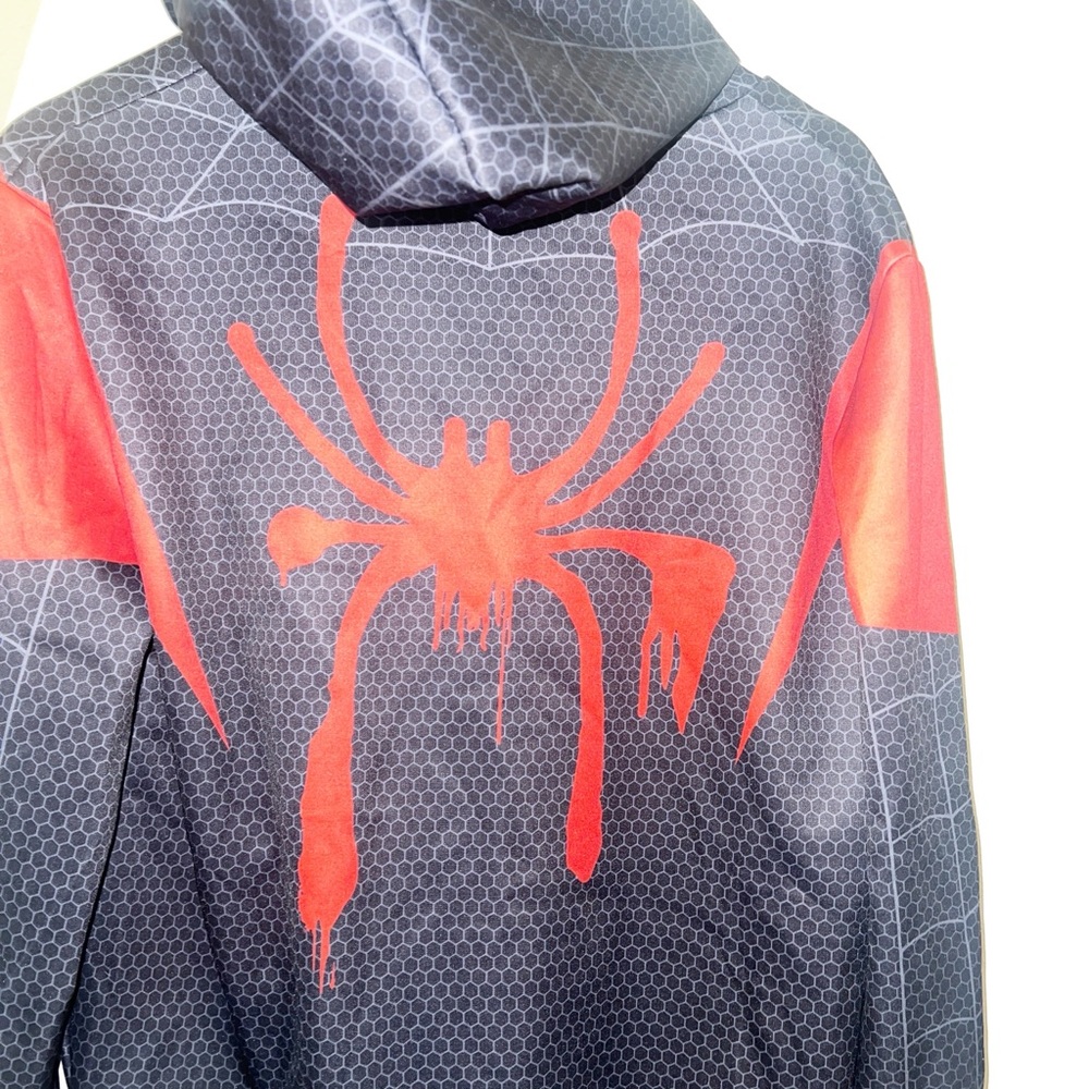 No brand mens marvel Spider-Man full zip hoodie - Picture 9 of 10